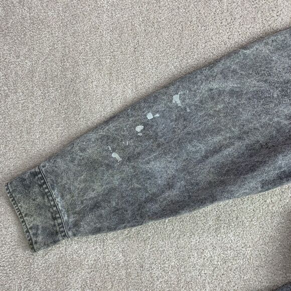 Vintage Carhartt Shirt Mens XL Gray Acid Wash Rugged Chore Button Up USA Made - Picture 10 of 16